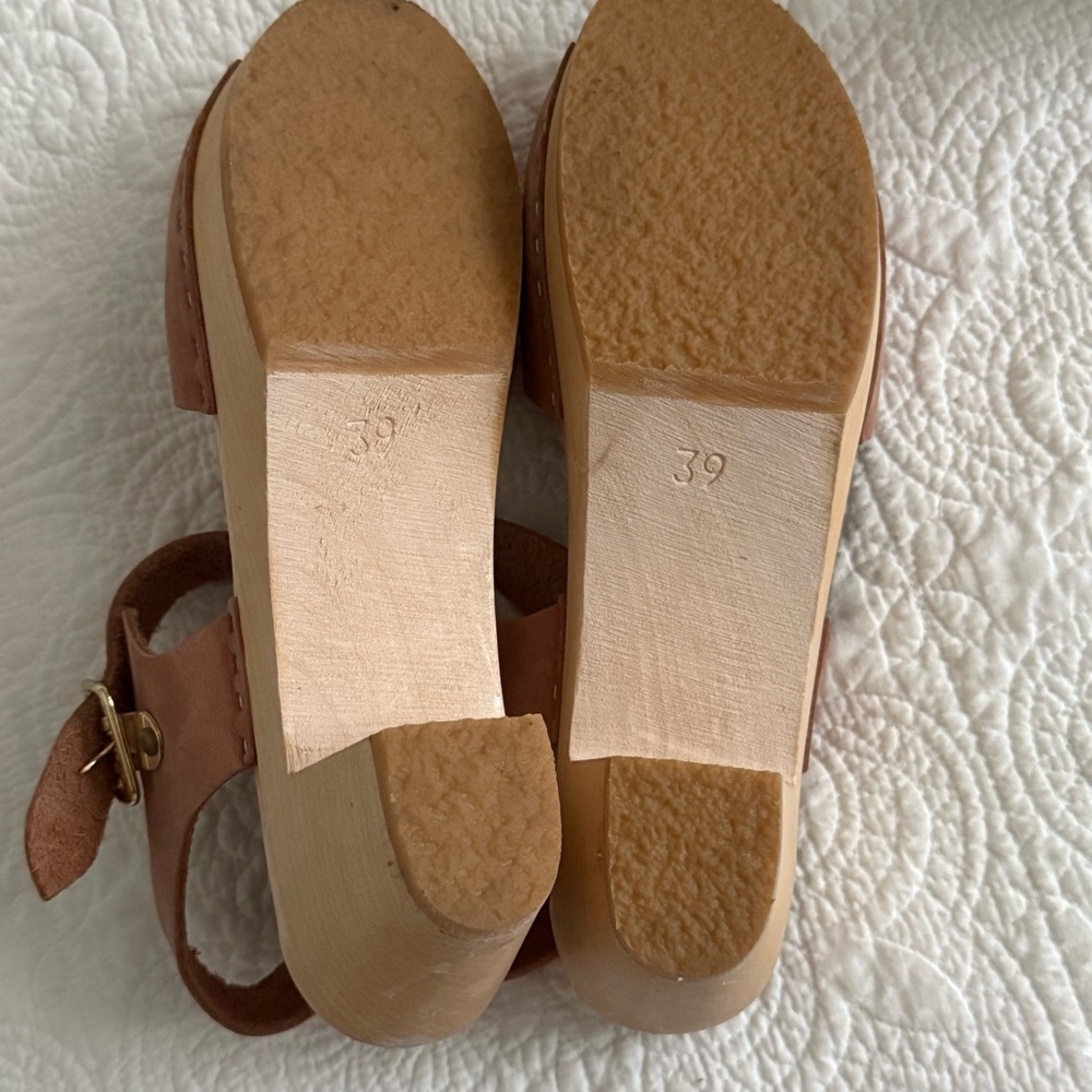 Bryr Emma Spanish Toe Clay sz39 US 9 clogs - Picture 4 of 5